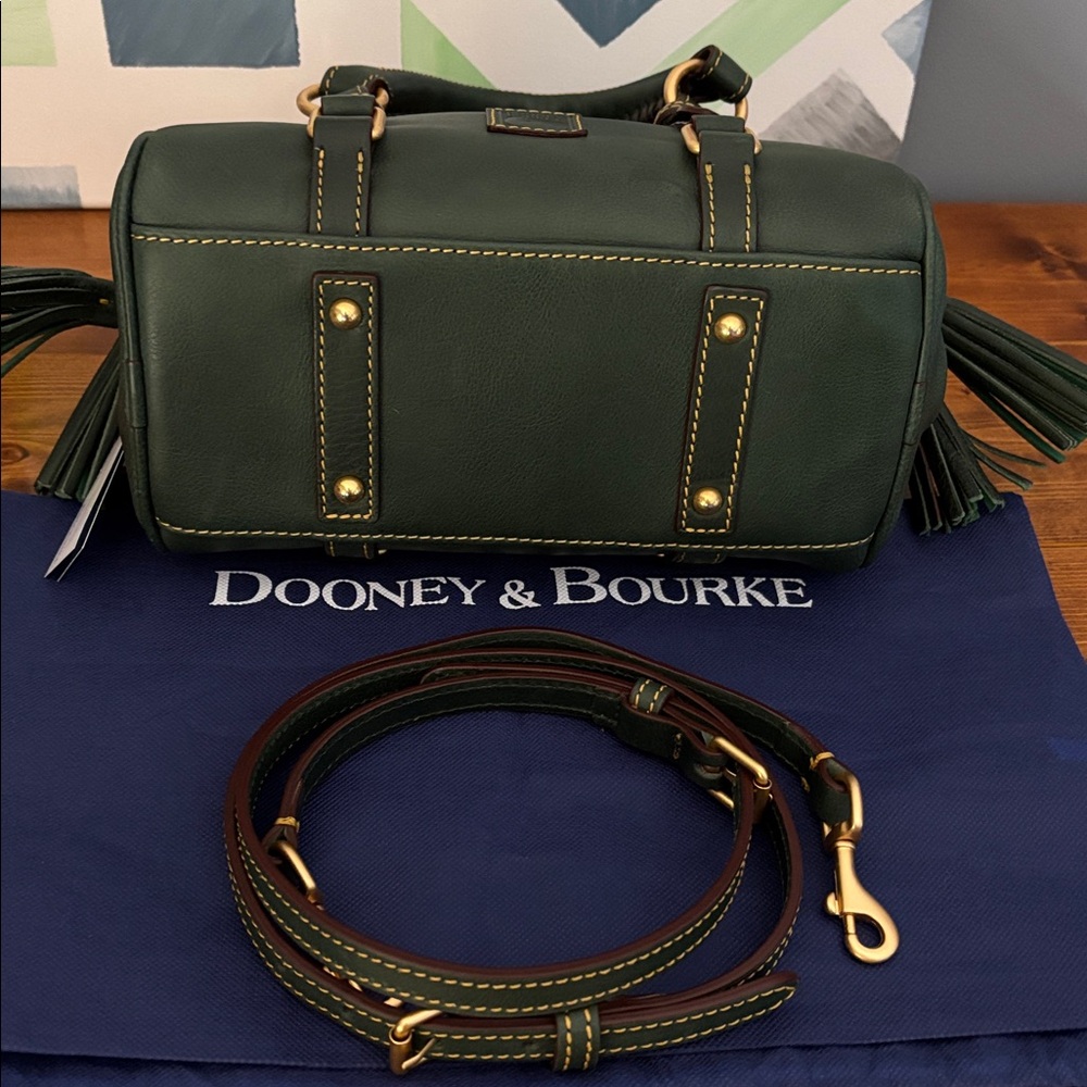 NWT Dooney & Bourke Florentine Micro Satchel in Ivy - Picture 7 of 8